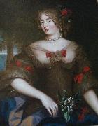 Pierre Mignard Portrait of Francoise Marguerite de Sevigne oil